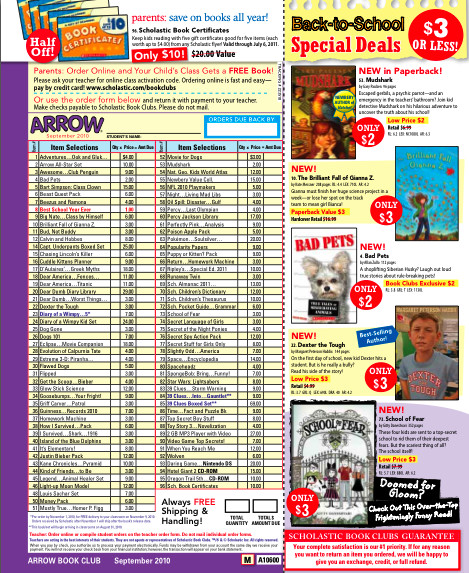 Scholastic Book Sales 3