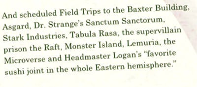 X-Men Field Trips
